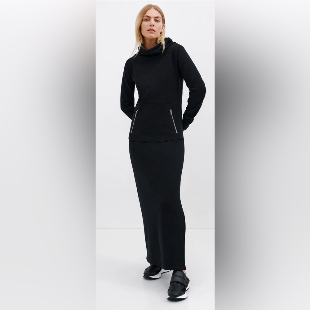 New !! Marcella black sweatshirt Dress - Picture 5 of 10